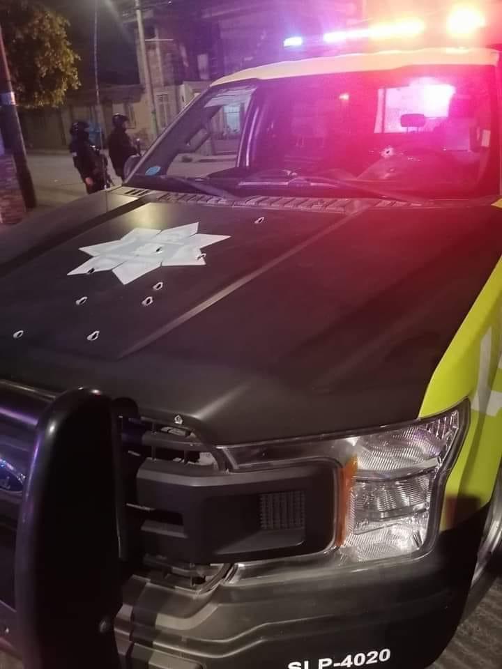 Rafaguean patrulla de la Policía Municipal