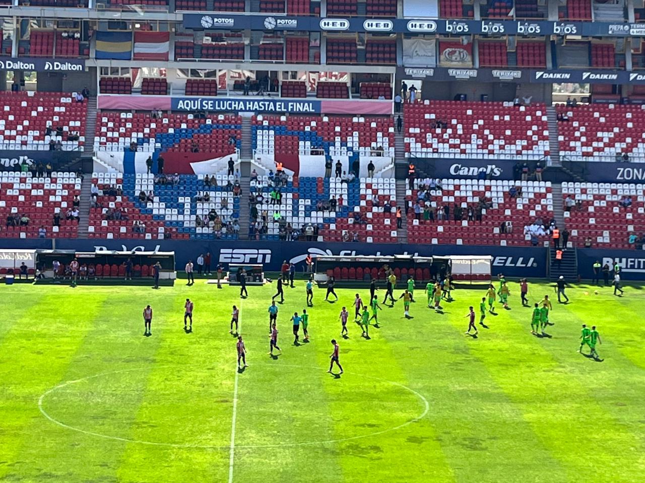 Le cayó mal el apagón, Atlético de San Luis cayó ante Juárez