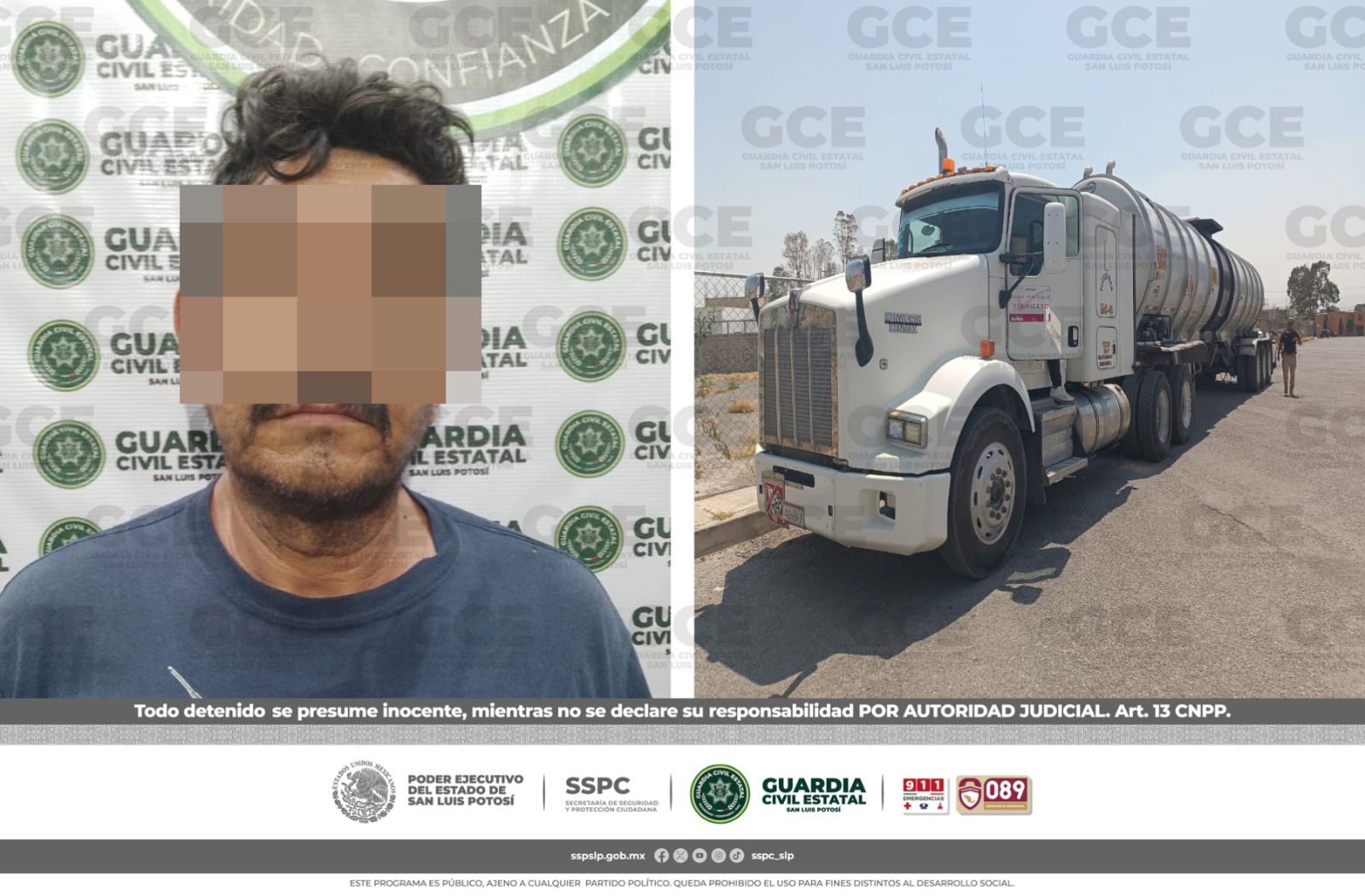 GCE asegura 40 mil litros de dudosa procedencia