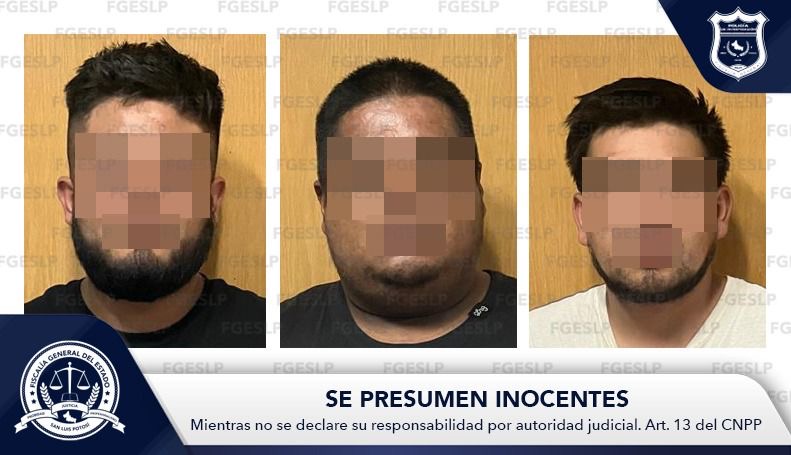 Capturan a tres por múltiples robos