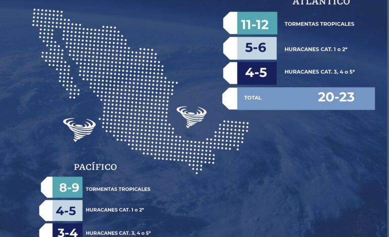 Conagua emite medidas preventivas por temporada de lluvias