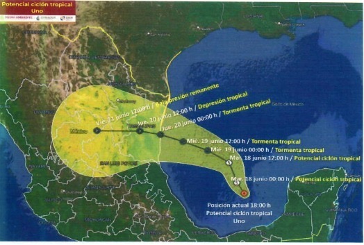 Se mantiene SLP en alerta por temporal lluvioso