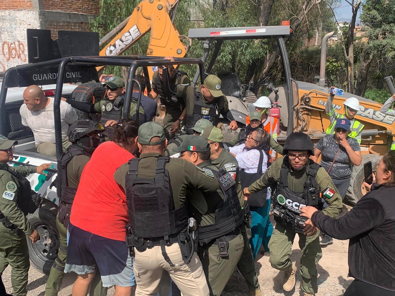 Detienen a seis en conflicto ferroviario en Las Terceras