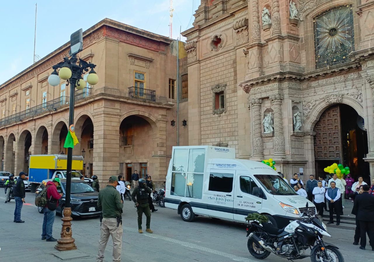 Llegan reliquias de San Judas Tadeo a la Catedral Metropolitana