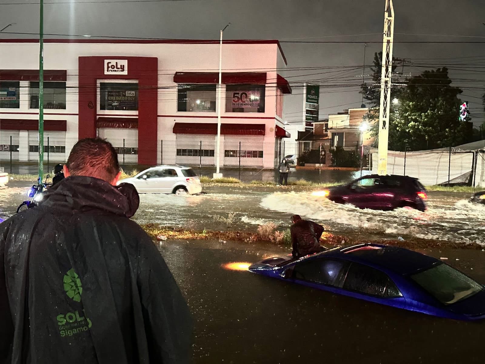 Protección Civil y Guardia Civil de Soledad responden ante fuertes lluvias