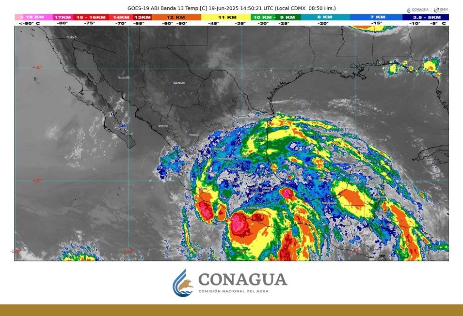 Suspenden clases este viernes en zona Media y Huasteca por lluvias de huracán “Erick”