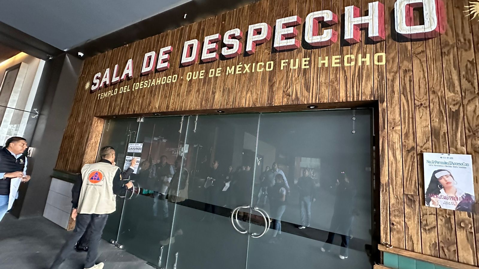 Clausuran bar Sala de Despecho