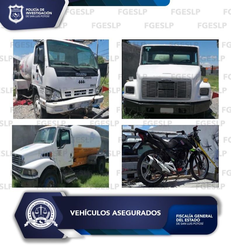 Fiscalía del Estado catea domicilio y localiza vehículos robados