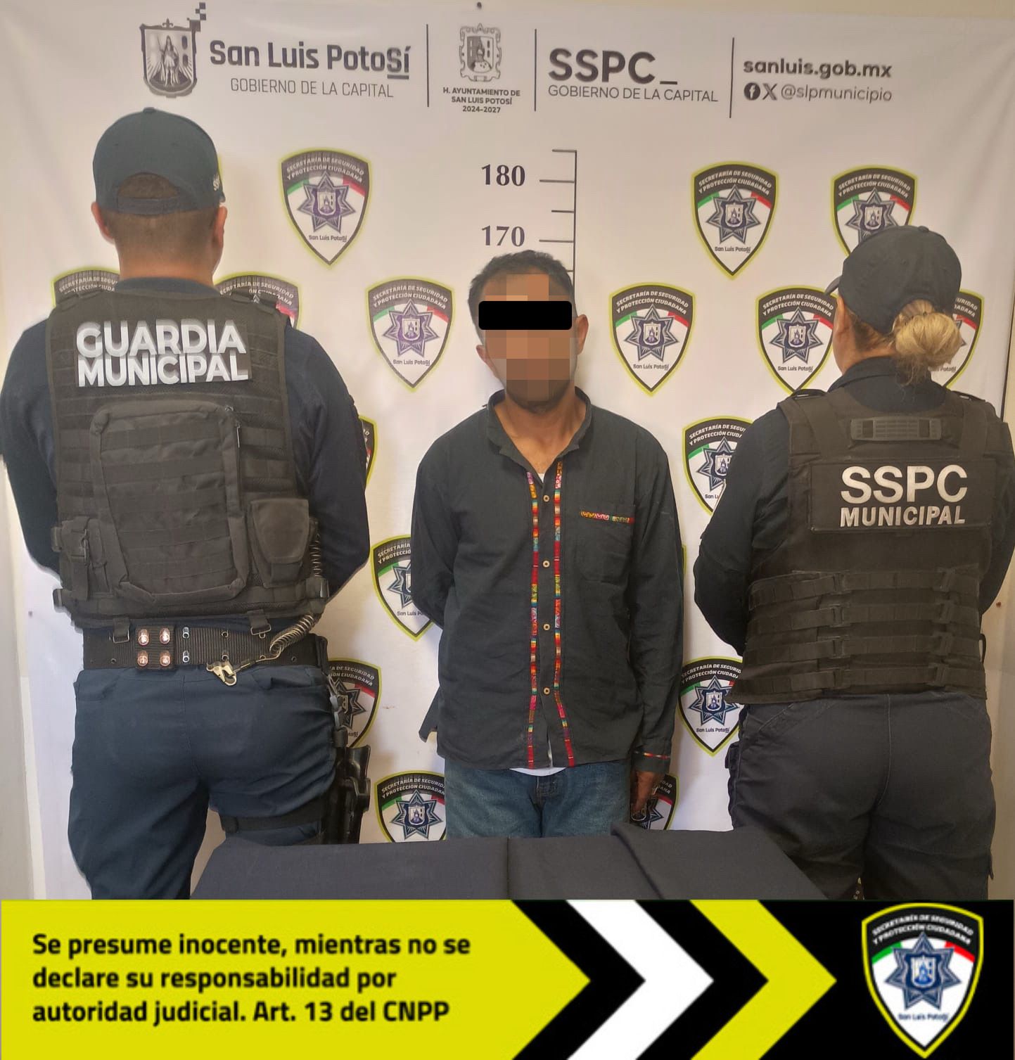 Policía Municipal detiene a presunto implicado en intento de asalto a una tienda de abarrotes