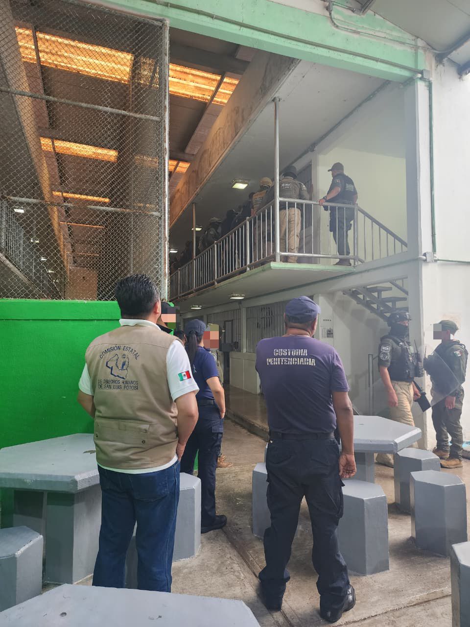 CEDH supervisa operativos de revisión en penales de la Huasteca potosina