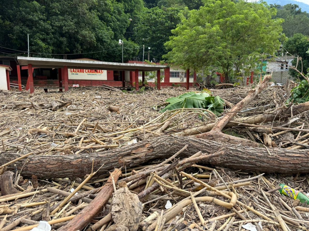 60 escuelas de la Huasteca presentan afectaciones por inundaciones
