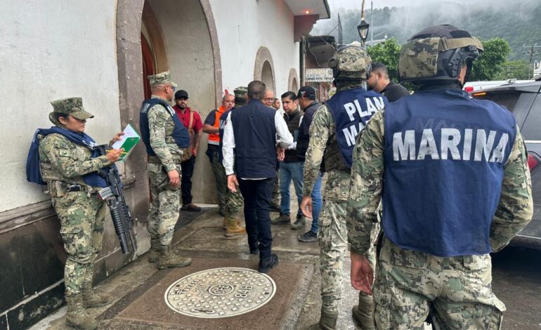 Arriban a la Huasteca elementos de la Semar para labores de apoyo por inundaciones