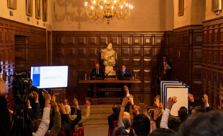 CDU de la UASLP pide nueva terna para director de Facultad de Derecho.