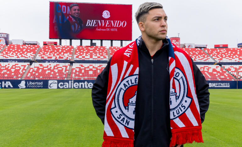 Anderson Duarte es presentado como refuerzo del Atlético de San Luis