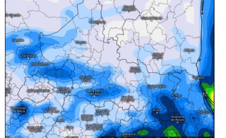 Alertan por frío y lluvias este fin de semana en SLP