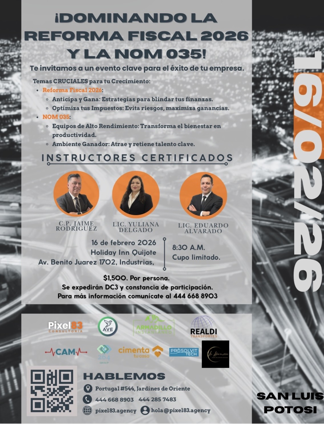 Realizan foro “Dominando la Reforma Fiscal 2026 y la NÓMINA 035”