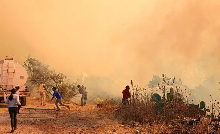 Incendio de Mexquitic registra 65% de sofocación