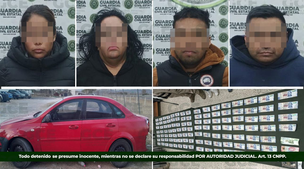 Detienen a banda de falsificadores de billetes en Real de Catorce