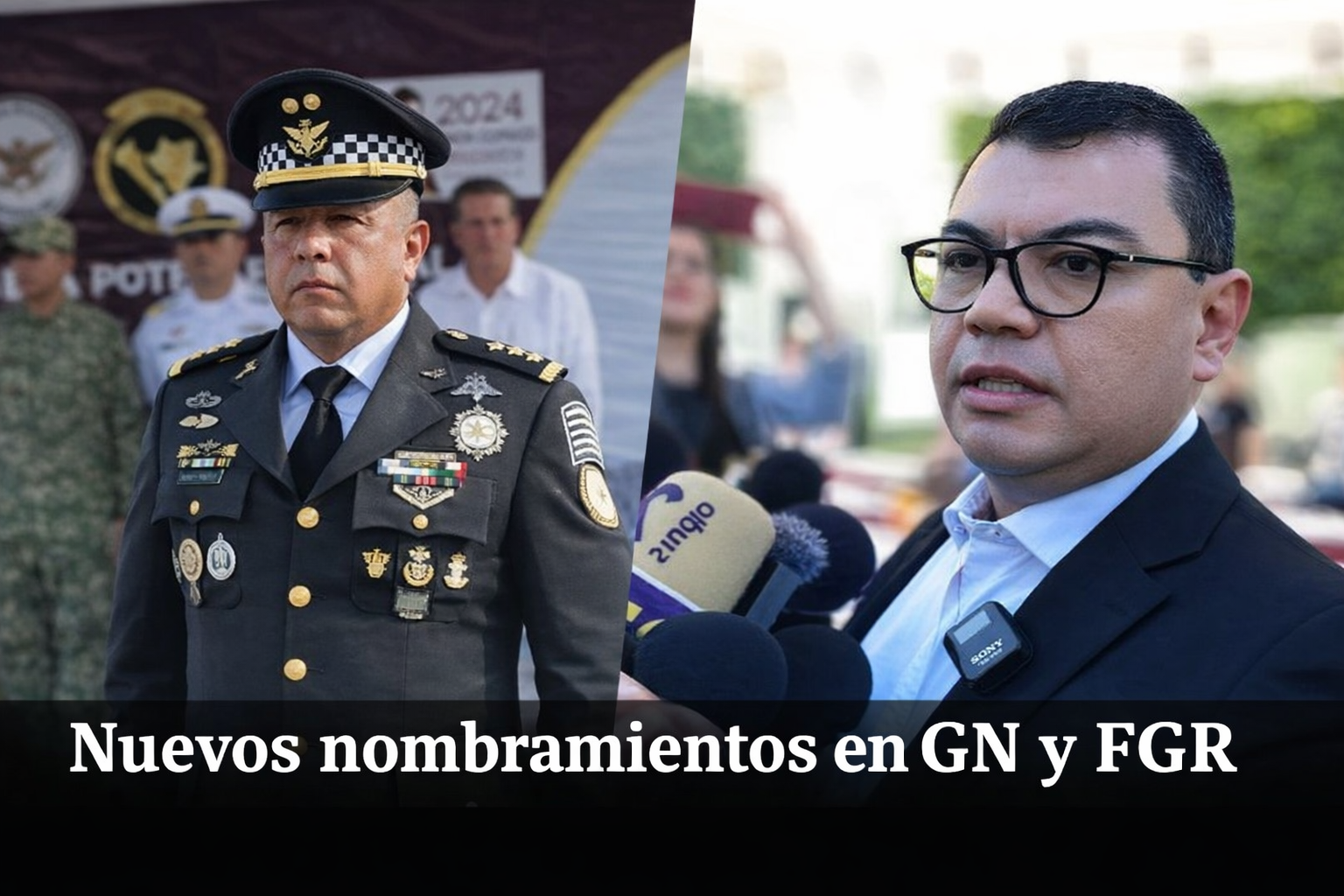 Designan a nuevos titulares de FGR y GN para SLP