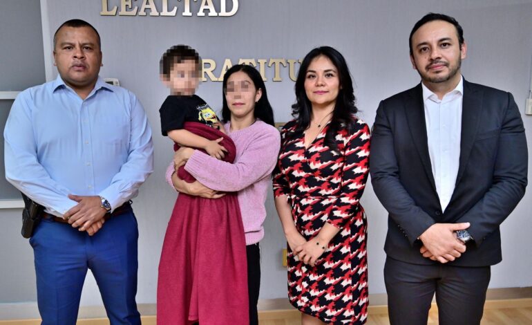 Recuperan a menor Alan y detienen a su padre por sustracción de menores