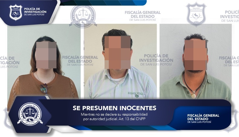 Detiene a tres por robo de más de 10 mdp de una Notaría Pública