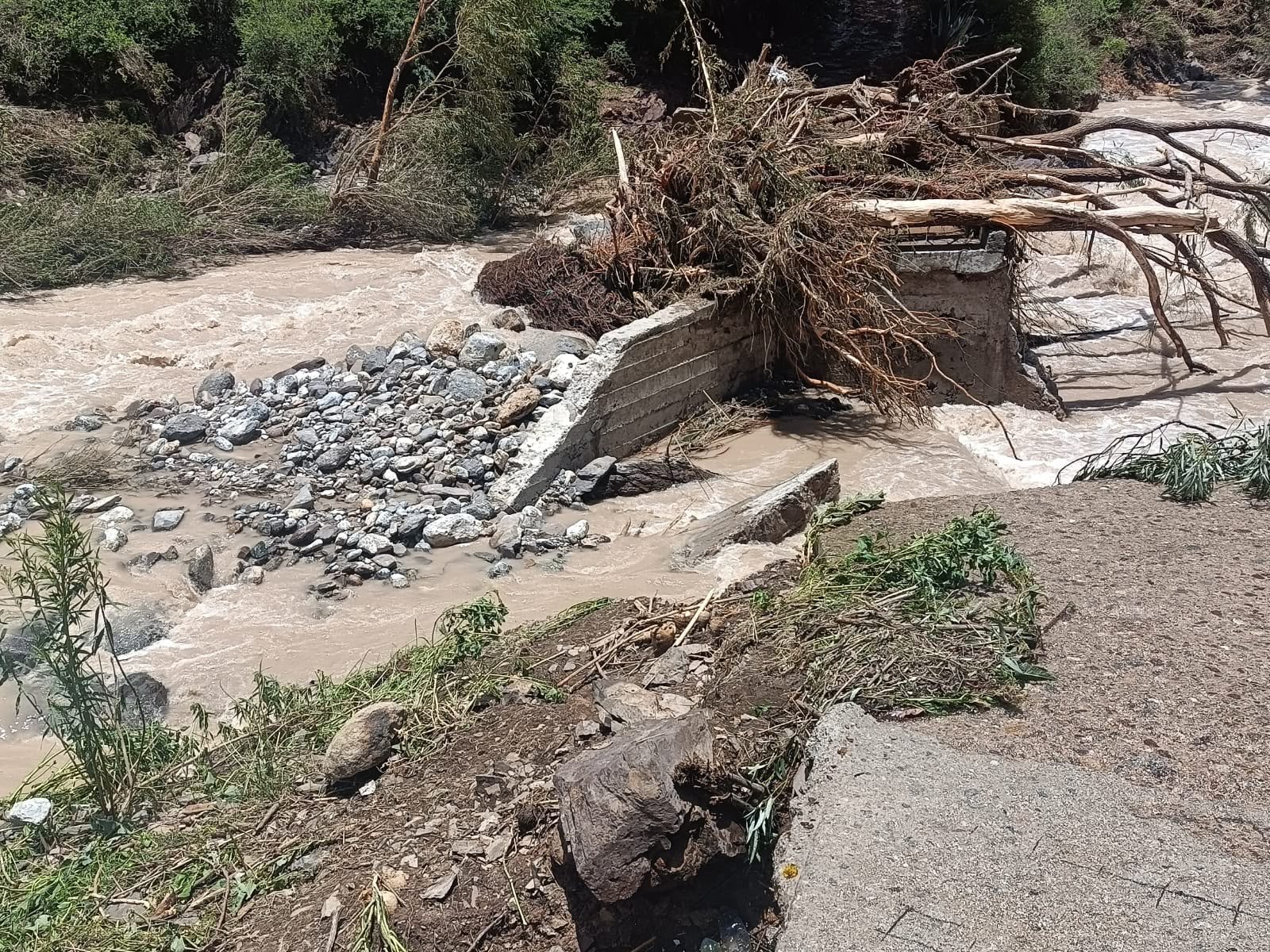Lluvias dejan afectaciones en el Altiplano