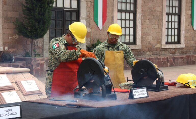 Inicia la Sedena campaña de desarme en las cuatro zonas del estado