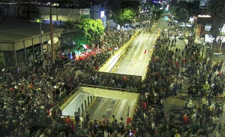 Reportan saldo blanco tras festejos de triunfo de México en SLP