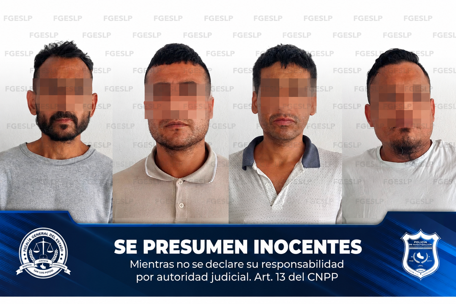 Fiscalía del Estado detiene a cuatro por ataque a GCE en San Ciro de Acosta