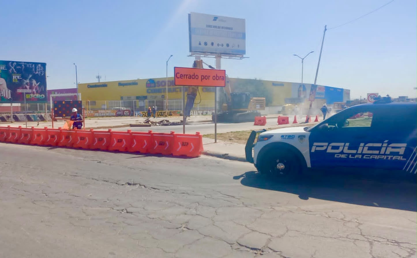 Por obras, bulevar Payán permanecerá cerrado 15 días