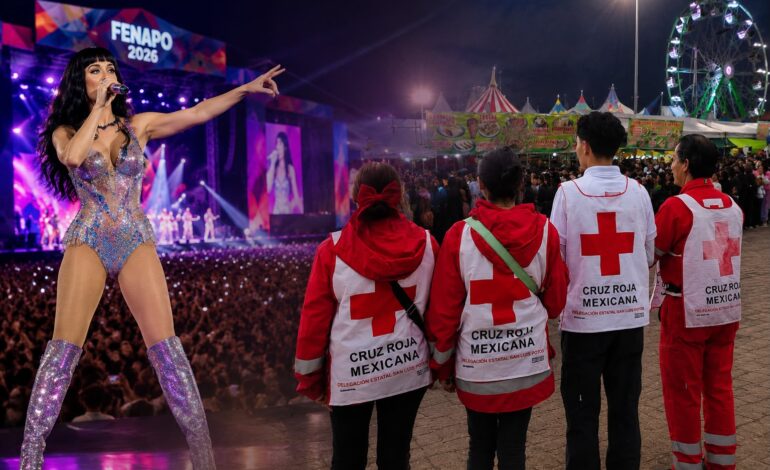 Cruz Roja prepara operativo para el concierto de Katy Perry en Fenapo