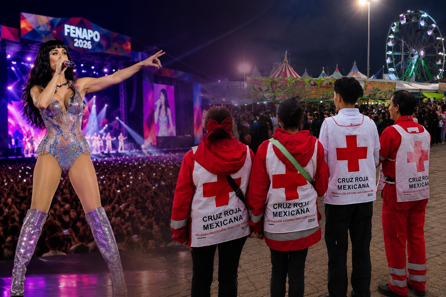 Cruz Roja prepara operativo para el concierto de Katy Perry en Fenapo