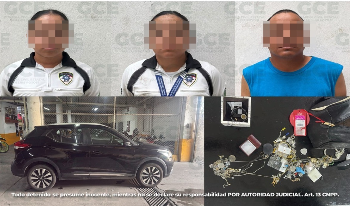 Detienen a dos policías municipales y un cadete por presunto robo