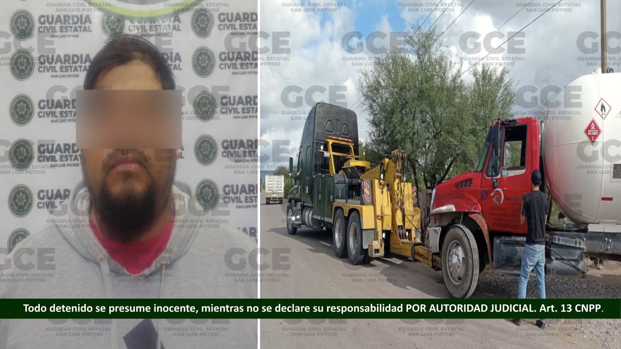 GCE asegura pipa con 12 mil litros de combustible