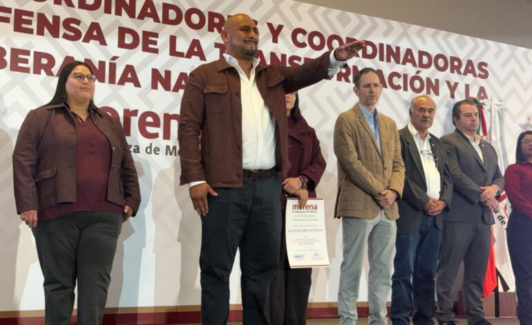 Morena designa a Elí César Cervantes Rojas coordinador estatal en SLP