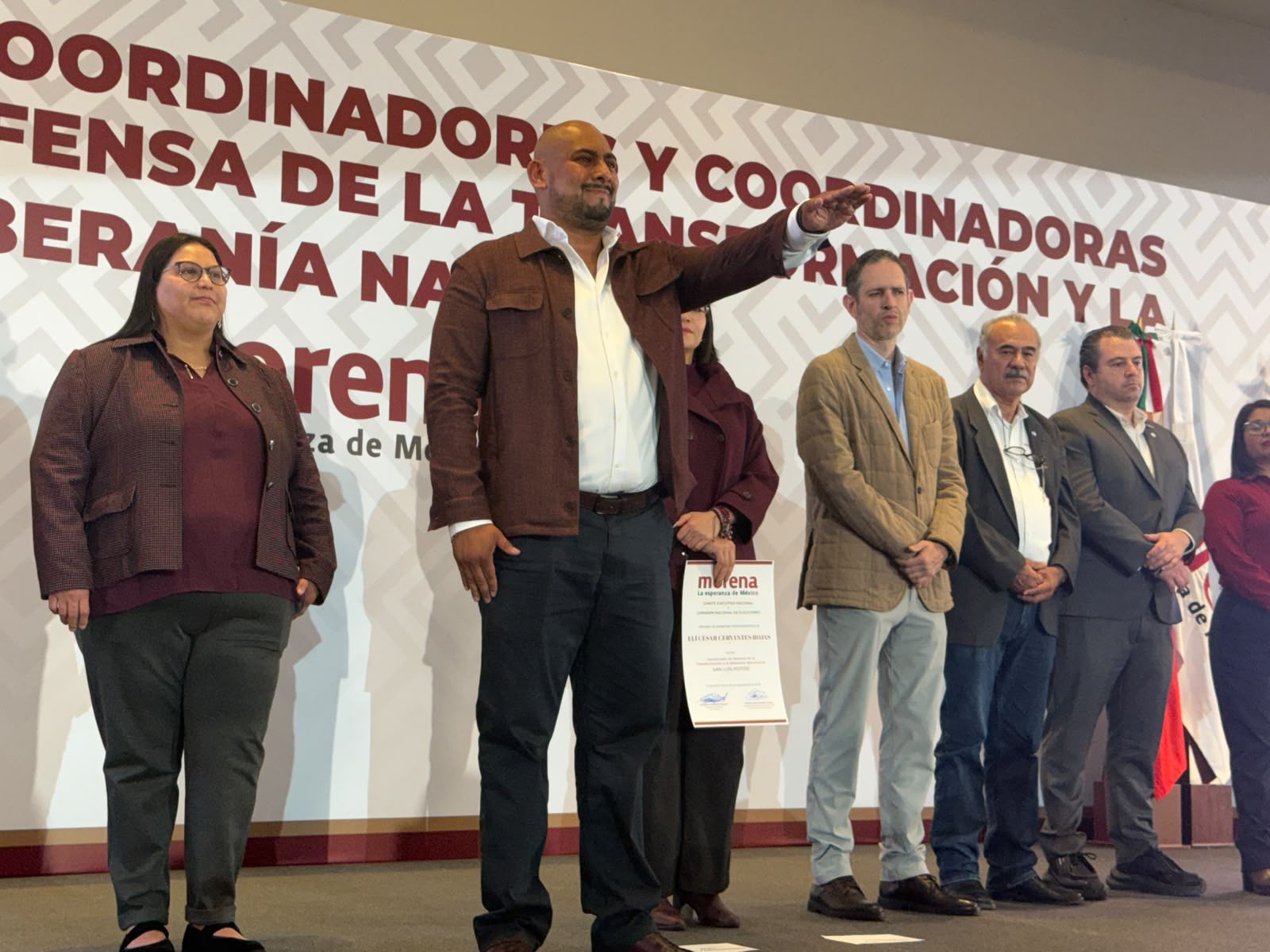 Morena designa a Elí César Cervantes Rojas coordinador estatal en SLP