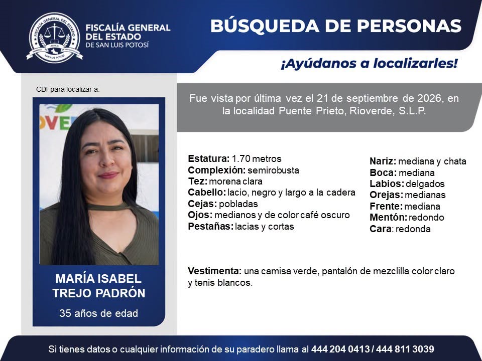 Mujer con ficha de búsqueda es localizada sin vida en San Nicolás Tolentino