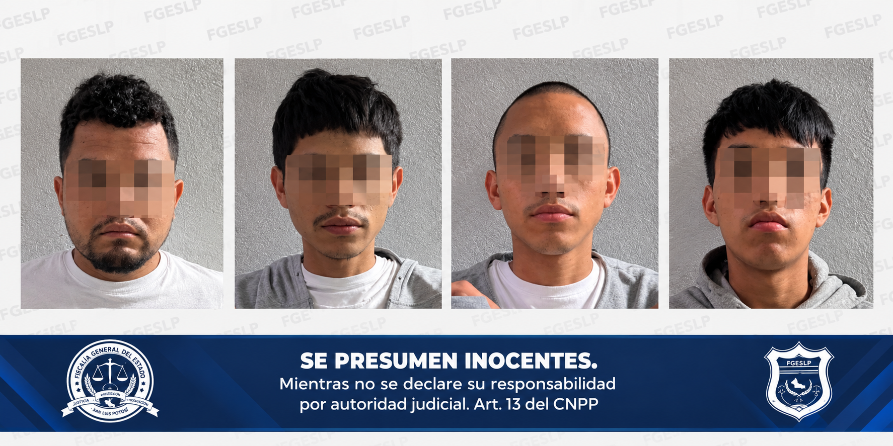 Detienen a cuatro por presunto homicidio en Guadalcázar