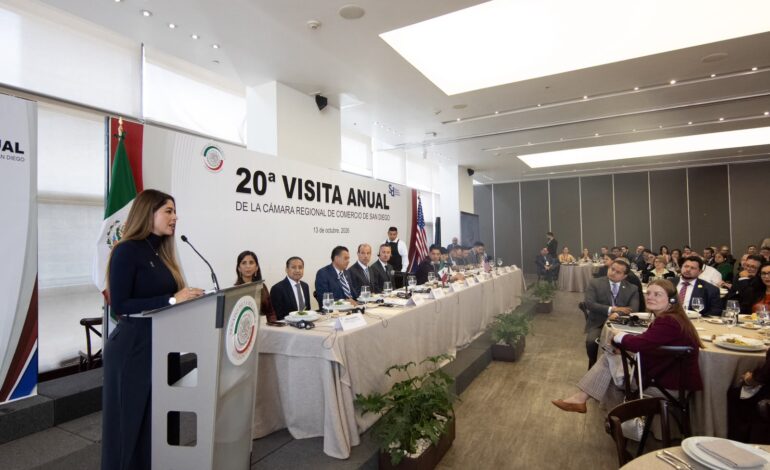 Ruth González dialoga con empresarios de San Diego sobre desafíos de la región fronteriza